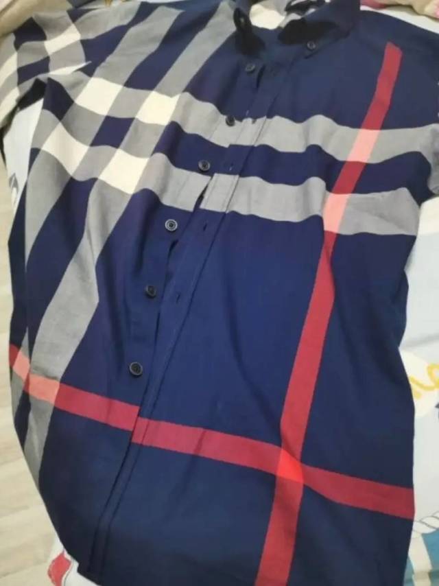 小格子男士衬衫