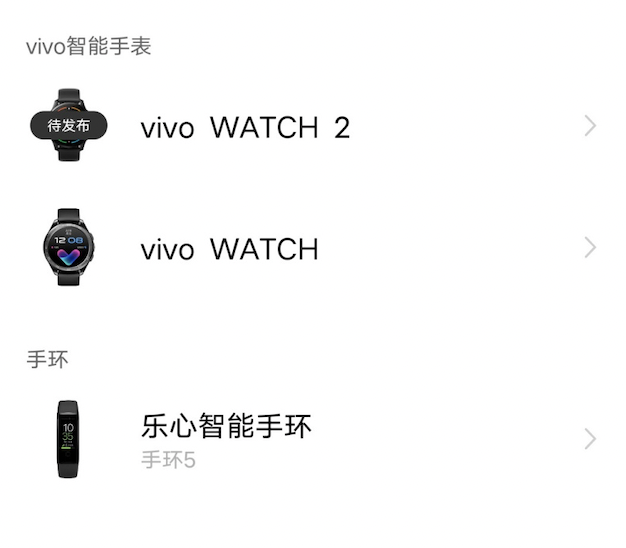 vivo Watch 2 现身 vivo 运动健康 App，预计将于年内发布