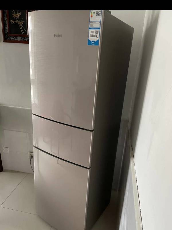 haier海尔bcd218llc3e0c9三门冰箱