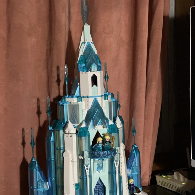 lego乐高艾莎公主系列43197冰雪城堡