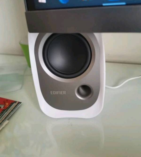 edifier漫步者r12u20声道桌面多媒体音箱黑色