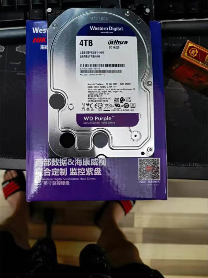 西部数据WD40PURX硬盘怎么样 CMR垂直机械硬盘，大华西数nas监控盘_什么值得买