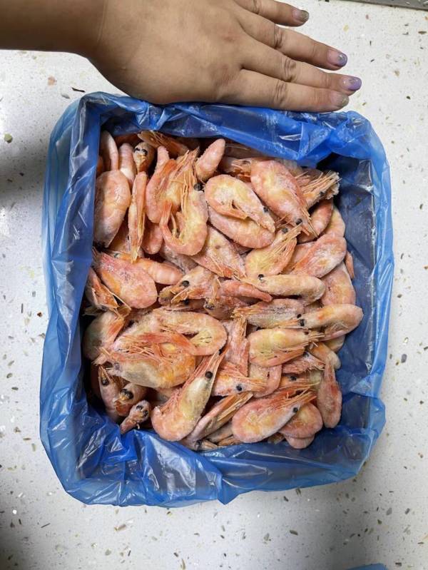 plus会员百鲜荟北极甜虾头籽腹籽2kg