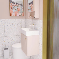 3㎡小户型卫生间装修方案|小号浴室柜