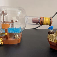 LEGO 篇三十三：美轮美奂的经典套装再现—超值价入手的乐高Ideas系列 92177瓶中船复刻版