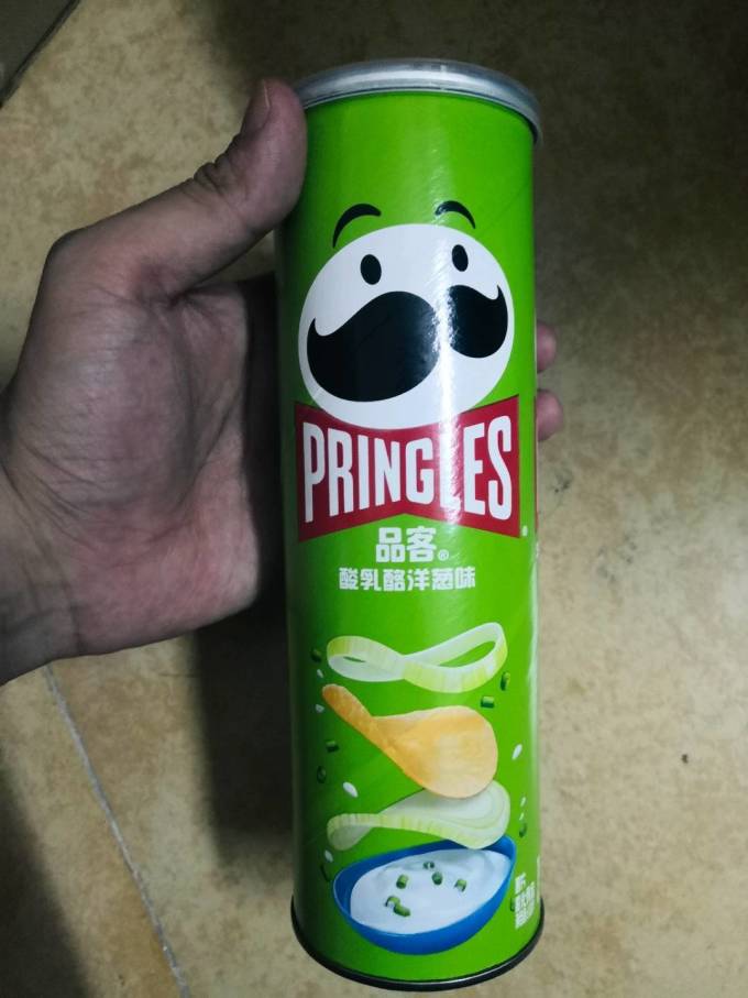 plus会员,有券的上:pringles 品客 薯片酸乳酪洋葱味 110g
