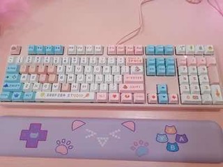 粉色键盘真香