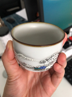 雪景品茗杯