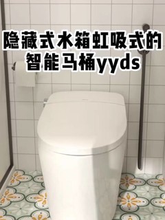 隐藏式水箱虹吸式的智能马桶yyds