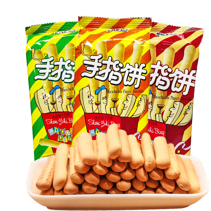 吐司手指饼干/中国香港 土斯（Totaste）香蕉牛奶味棒形饼干 