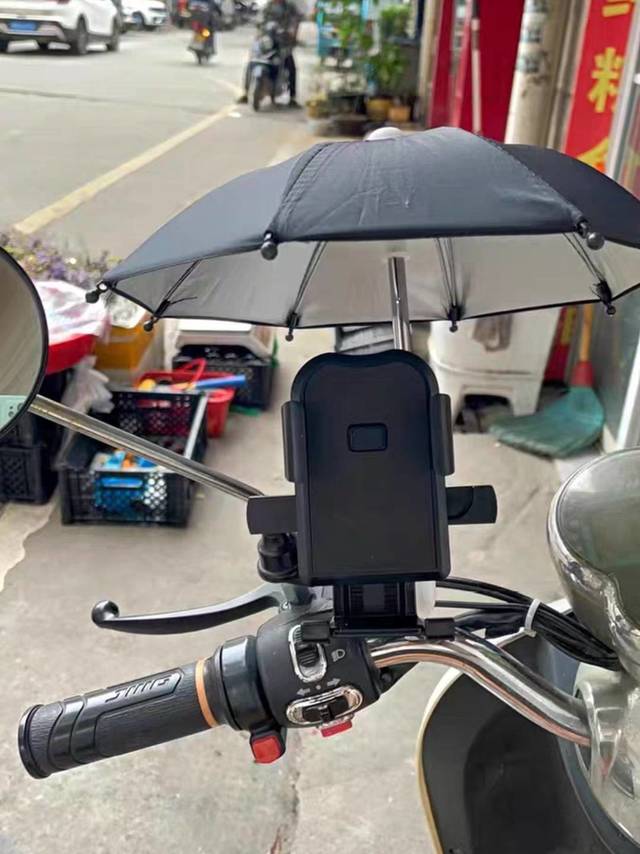 外卖手机支架小雨伞