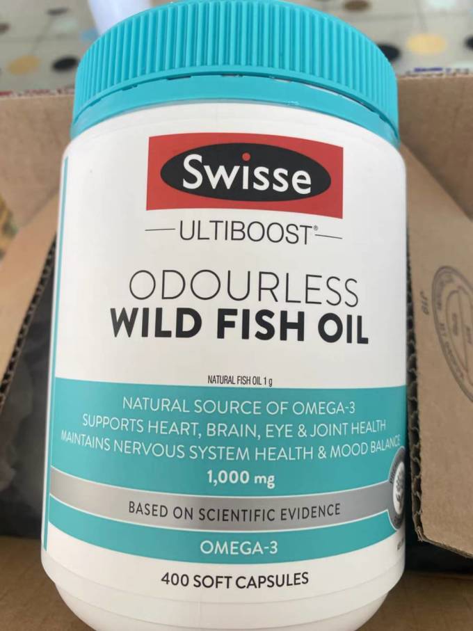热巴同款swisse 野生深海鱼油胶囊d