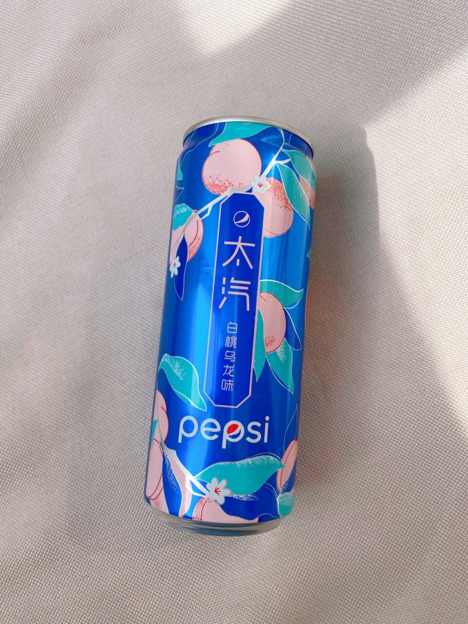 百事新成员白桃乌龙味可乐