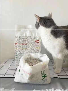 我们家猫主子最爱猫砂，未卡除臭豆腐猫砂！