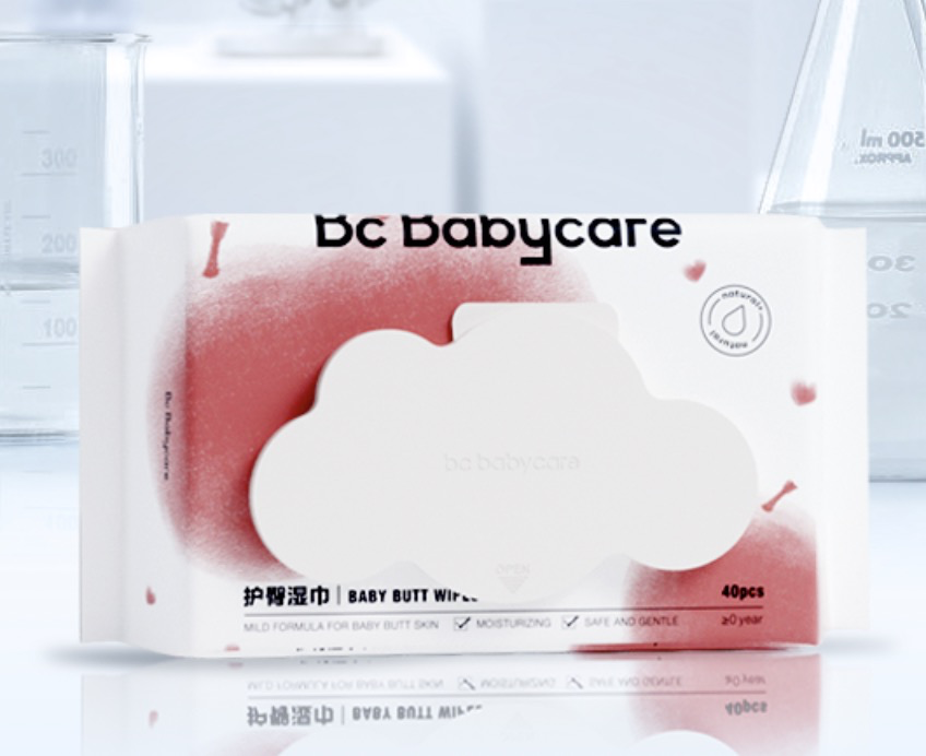 babycare护臀湿巾上线：7大不添加，清洁舒缓