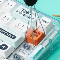 小米有品又现宝贝，MelGeek透明客制化三模机械键盘：可自定义