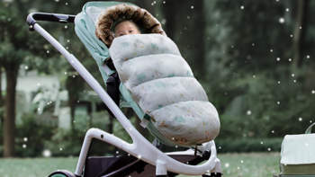 KUB可优比婴儿推车睡巢，给娃暖暖的出行体验！