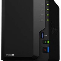 Synology群晖DiskStationDS220+网络存储服务器[2槽/配备四核CPU/搭载2GB内存]NAS套装