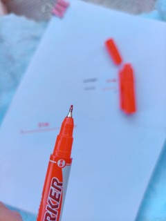 晨光(M&G)文具红色小双头细杆记号笔 