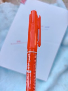 晨光(M&G)文具红色小双头细杆记号笔 