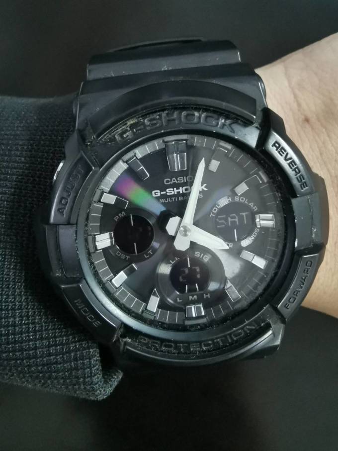 casio 卡西欧 g-shock gaw-100b-1ajf 男士光波腕表