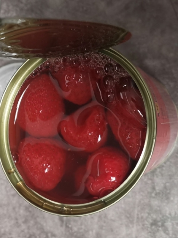 林家铺子糖水草莓水果罐头425g4罐整箱