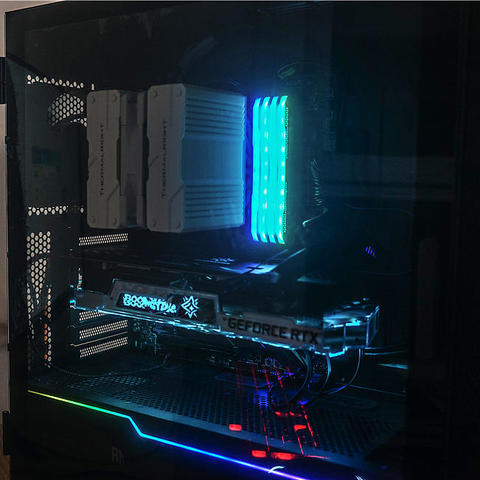 AMD 5800X+微星X570S+3070Ti+微星100S静音机箱装机记