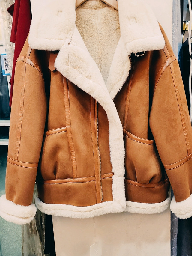 仿麂皮绒媳妇穿了再也不说冷了