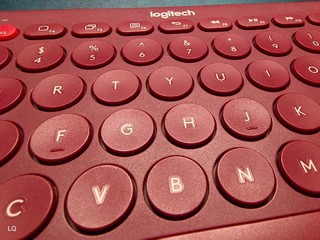 罗技蓝牙键盘k380
