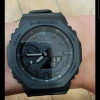 g-shock纯黑运动手表