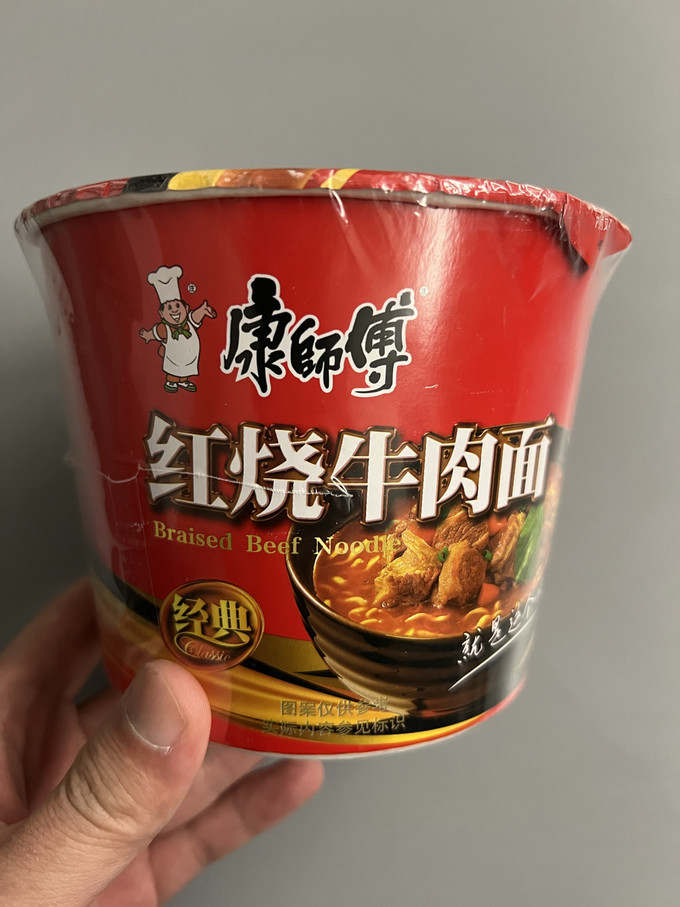 康师傅红烧牛肉面曝光图片