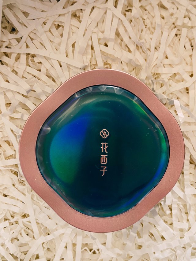 花西子翡翠气垫 直播间购入