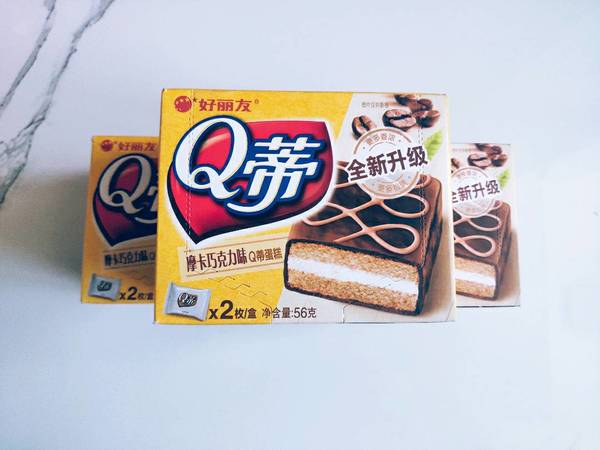 好吃的巧克力蛋糕，好丽友Q蒂