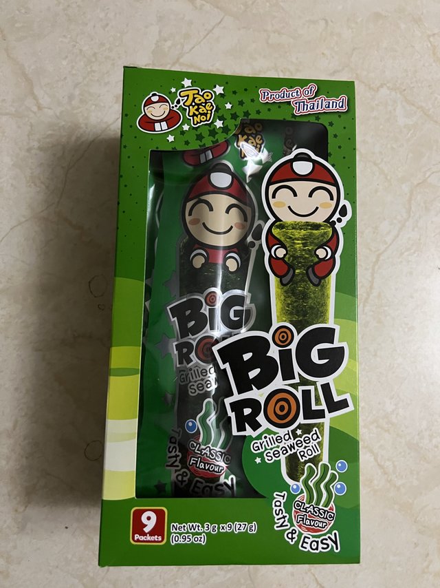 16.25元买三大盒老板仔海苔