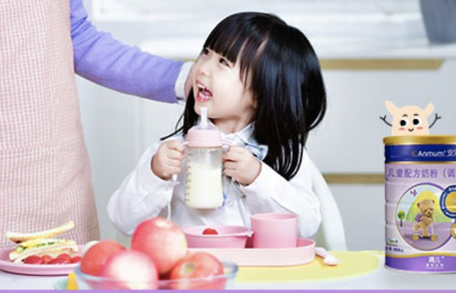 安满儿童配方奶粉全新上线，为保护力加分