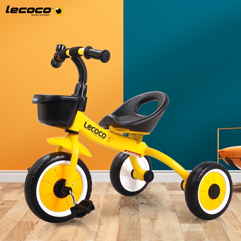 意大利乐卡Lecoco折叠儿童三轮车，给孩子快乐的童年