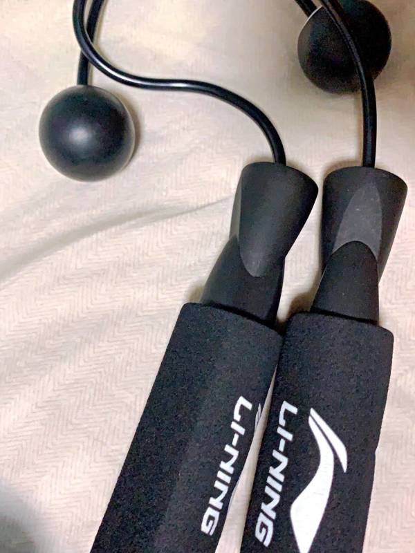 lining李宁无绳跳绳专业轴承可调长度无计数无绳跳绳