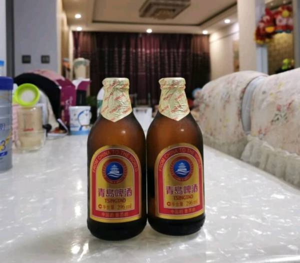 tsingtao青岛啤酒高端小棕金质296ml24瓶整箱香醇顺滑新鲜包邮瓶装