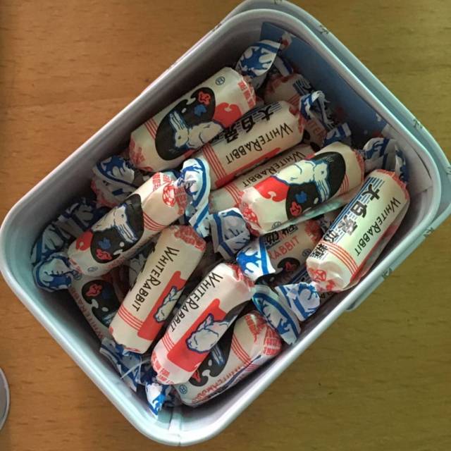 whiterabbit大白兔奶糖114g铁盒装原味