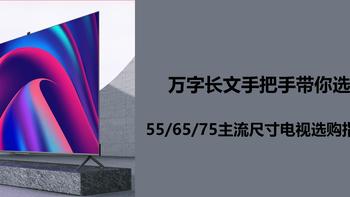 二狗聊电视 篇二十六：万字长文手把手带你选，55/65/75主流尺寸电视选购指南