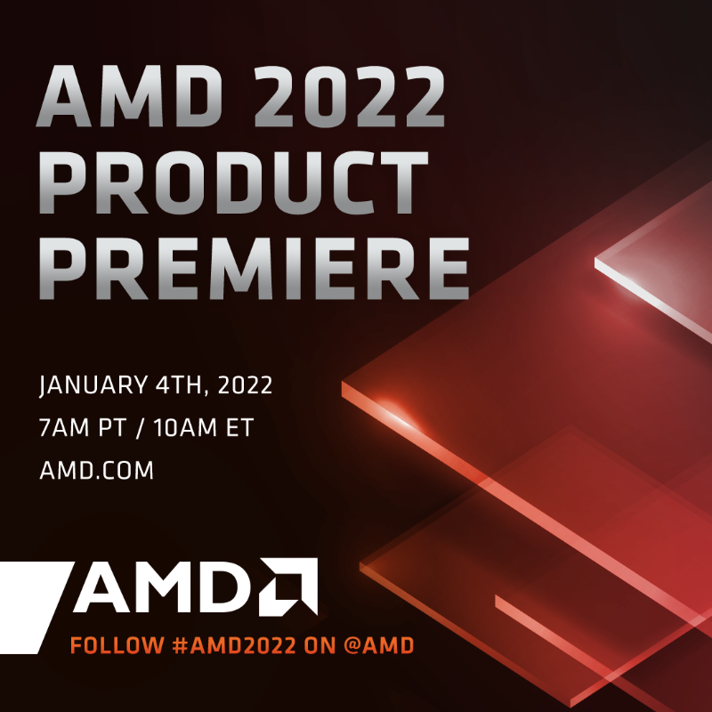 AMD CES 2022 发布会官宣：苏姿丰博士主持，1月4日见