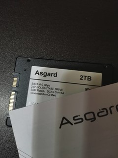 超级值的阿斯加特2T SSD