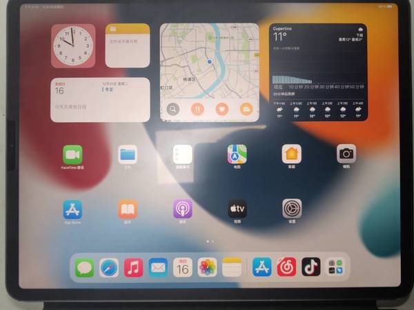 鱼上的ipad pro 2018