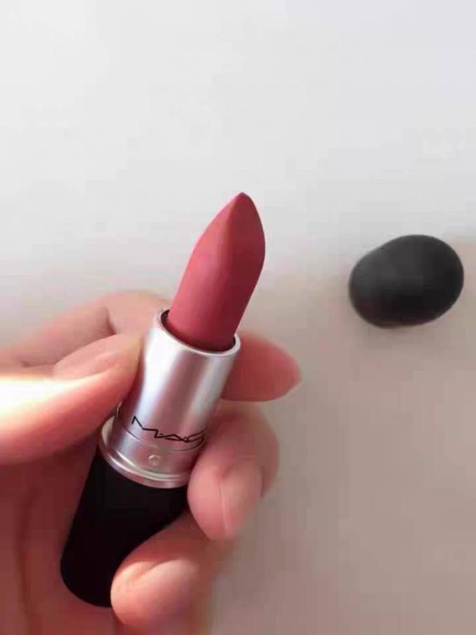 正品mac魅可柔雾弹口红923蜜桃乌龙