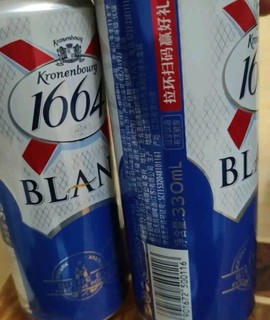 1664啤酒 白啤酒330ml*24瓶 