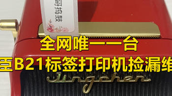 全网唯一一台精臣B21标签打印机捡漏维修