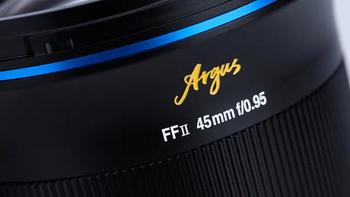 国产光学老蛙发布全画幅Argus 45mm f0.95 镜头
