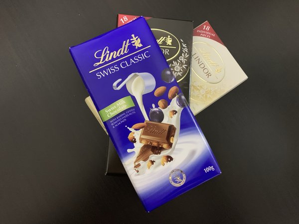 就是爱经典：瑞士莲经典排块巧克力