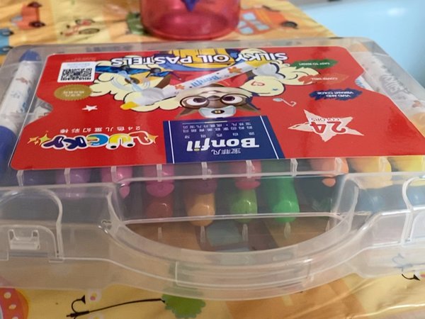 口红式旋转蜡笔-宝菲凡24色幻彩棒