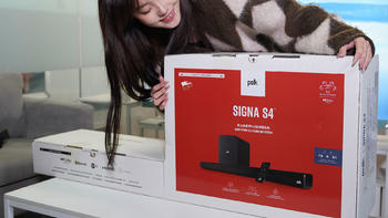 电视机全景声改造，Polk普乐之声 Signa S4回音壁音箱开箱